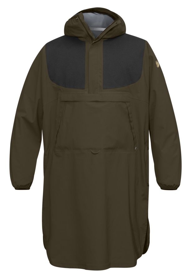 Fashion Fjällräven Dunkeloliv Lappland Eco-shell Poncho