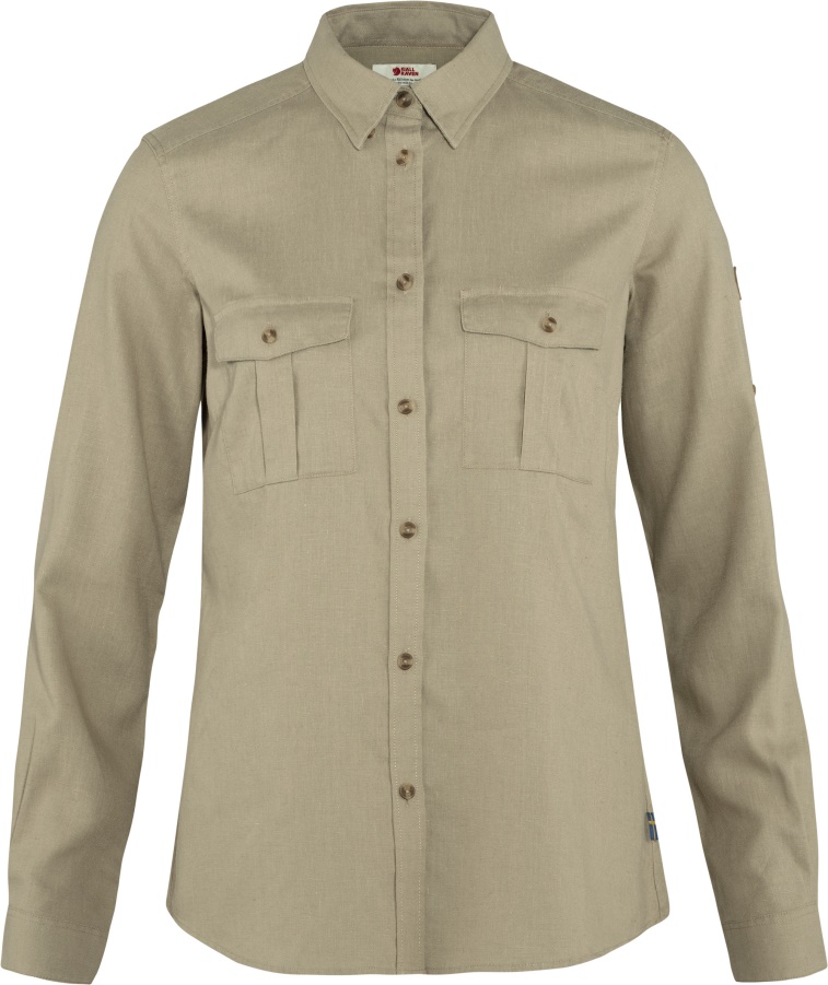 Sand Stone Övik Travel Shirt Ls W Fashion Fjällräven