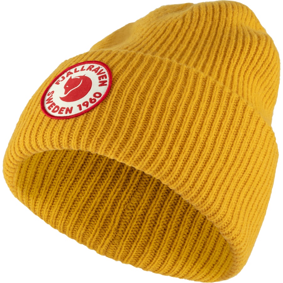 1960 Logo Hut Mode Polarfuchs Senfgelb