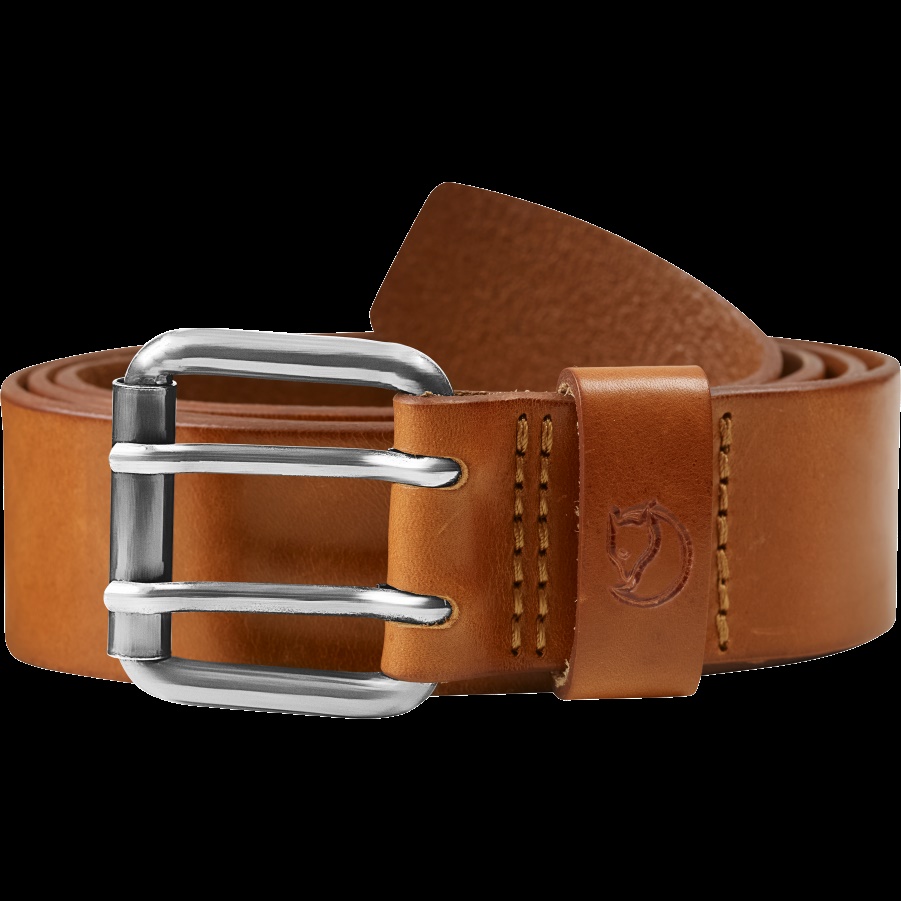 Leder Cognac Singi Zweinadelgürtel Fashion Fjällräven