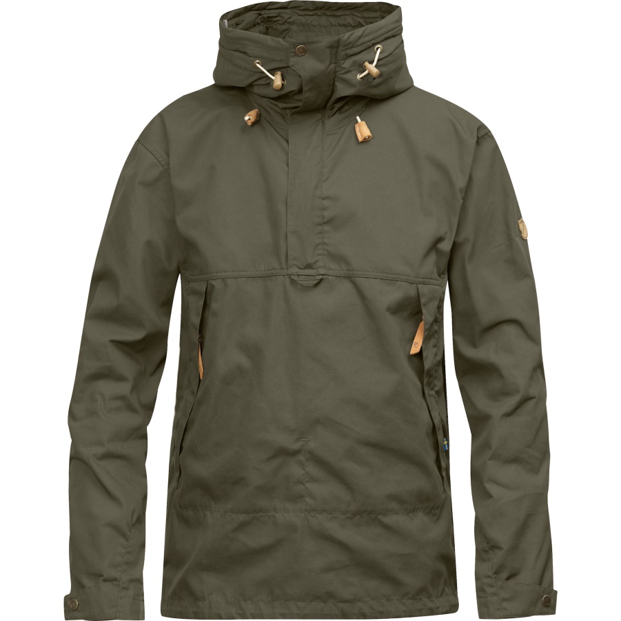 Anorak Nr. 10 M Modischer Polarfuchs-Asphalt