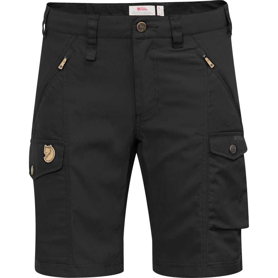 Fashion Fjällräven Nikka Shorts Gebogen W Schwarz