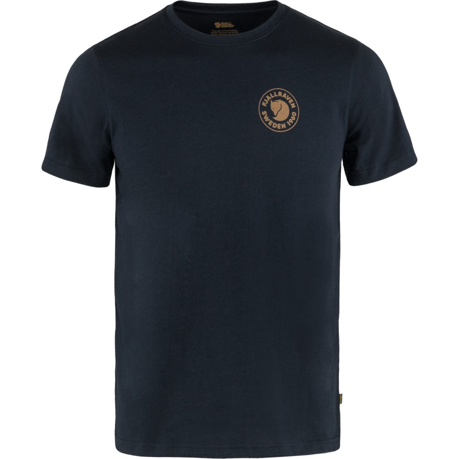 1960 Logo T-shirt M Fashion Fjällräven Dunkelblau