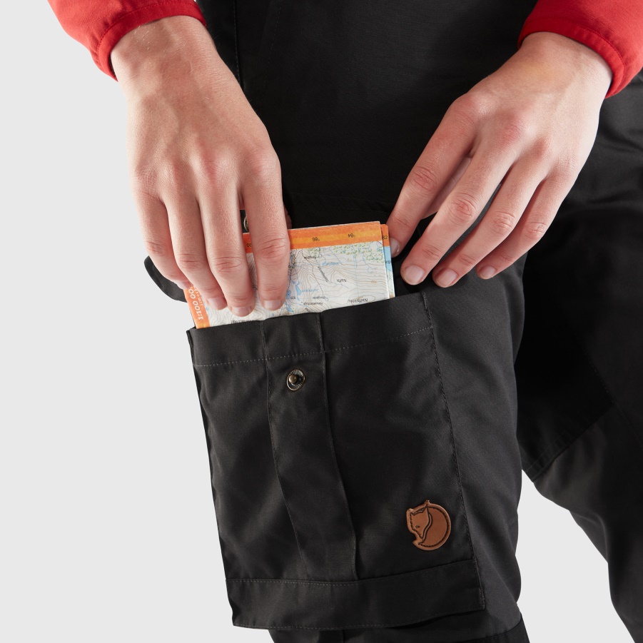 Vidda Pro Hose W Kurz Dunkelgrau Fashion Fjällräven