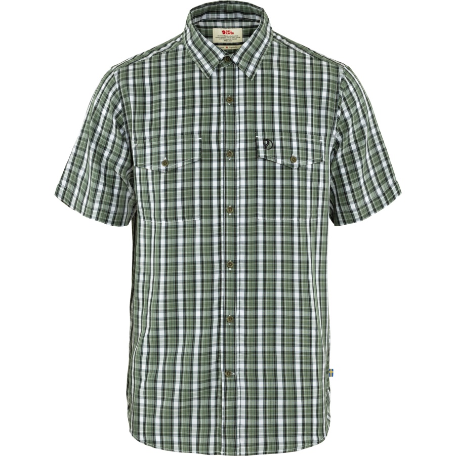 Abisko Cool Shirt Ss M Patina Grün-dark Navy Modemarke Fjällräven