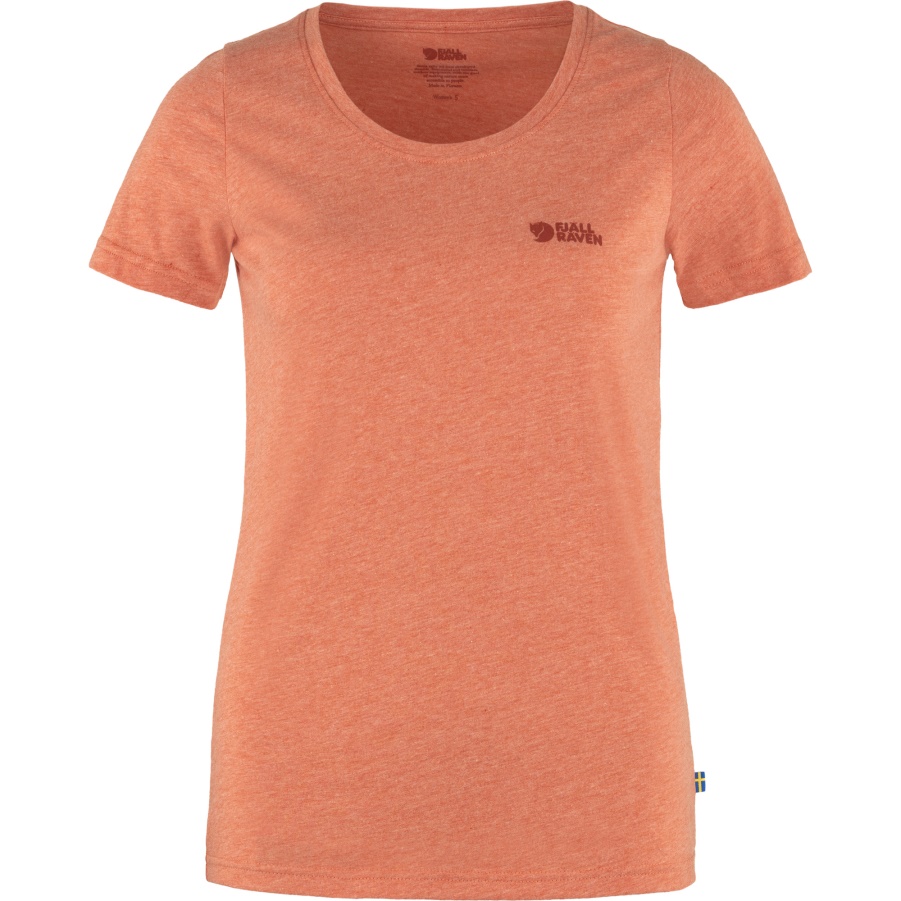 Fashion Fjällräven Brand Rowan Red-melange Logo T-shirt M