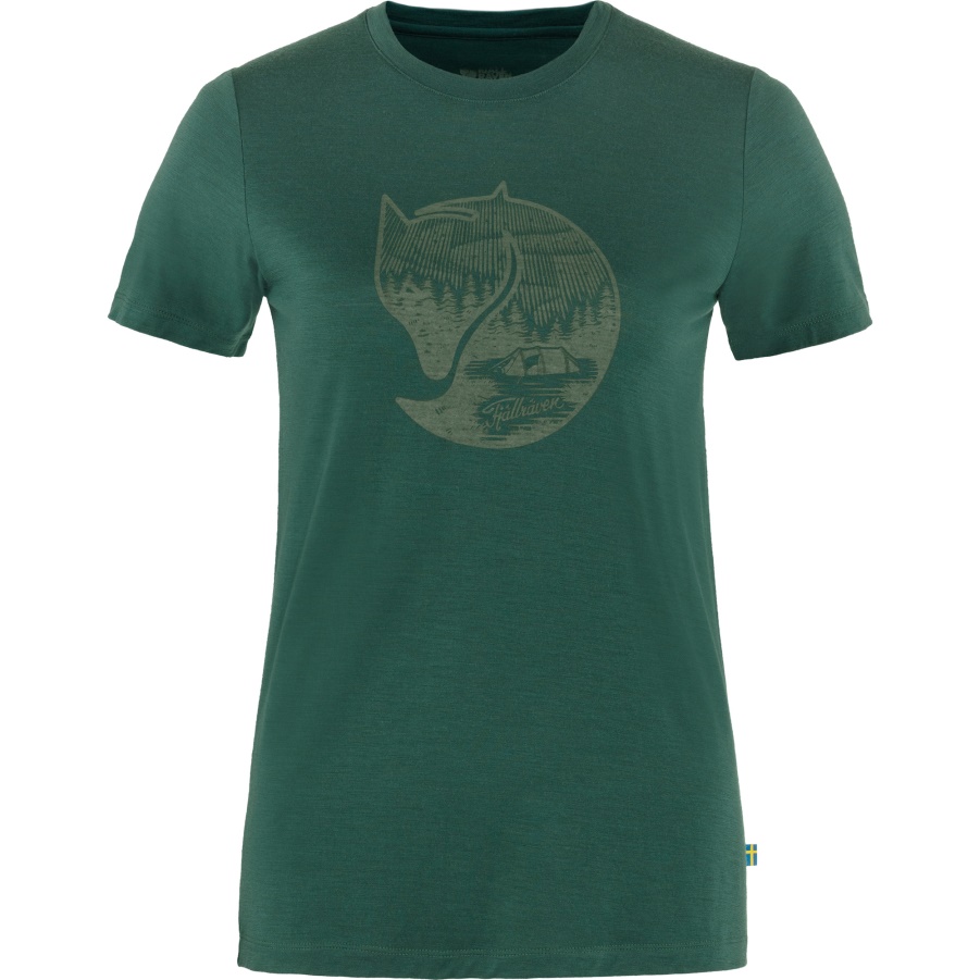 Abisko Wollfuchs Ss W Arctic Green-patina Green Fashion Mountain Fox