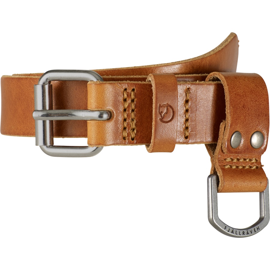 Kids Singi Belt Fashion Fjällräven Leather Cognac