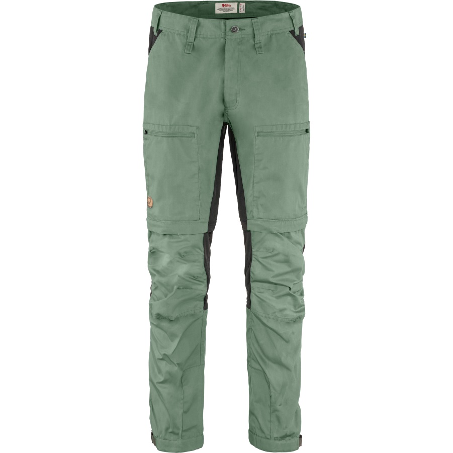 Fashion Fjällräven Abisko Lite Trekking Zip-off M Reg Patina Grün-dunkelgrau
