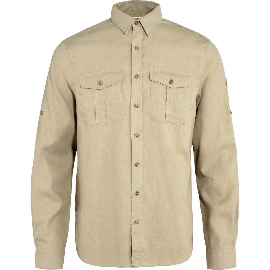 Övik Reisehemd Ls M Fashion Fjällräven Sand Stone