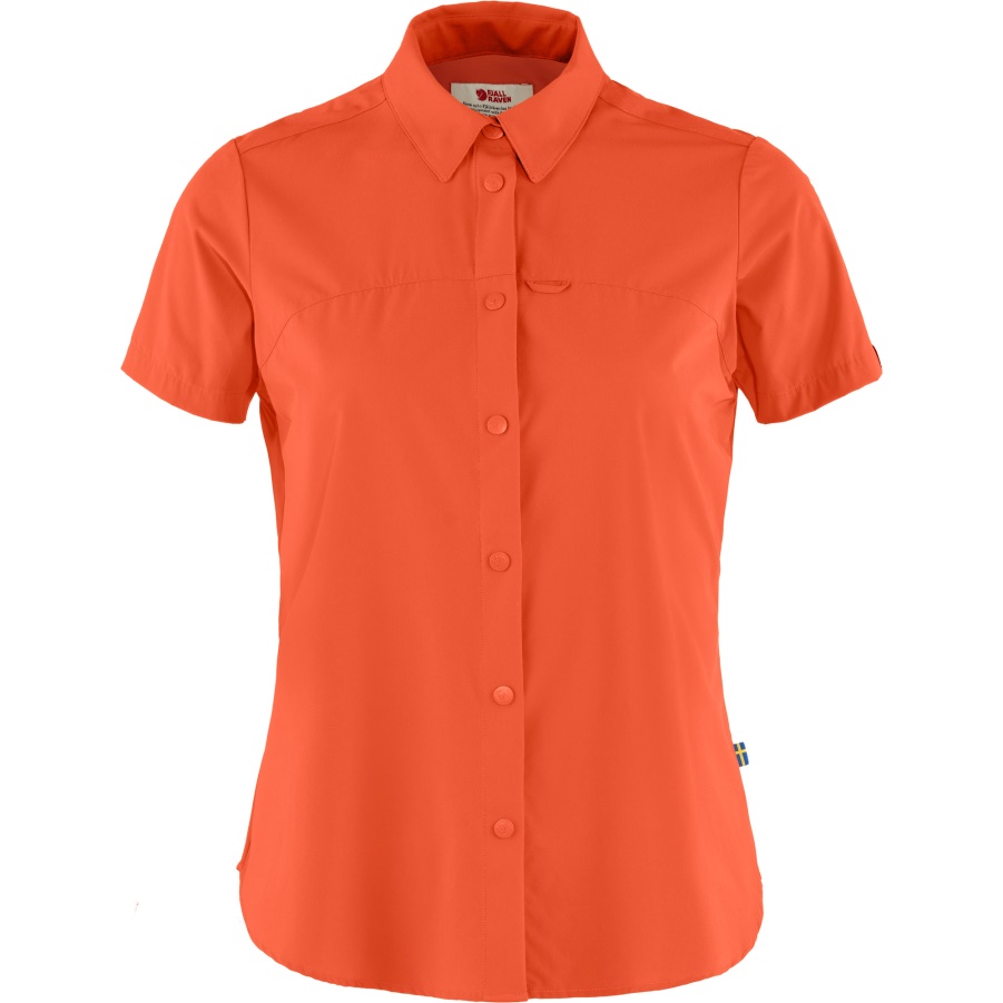 High Coast Lite Shirt SS W Rowan Red Fashion Mountain Fox