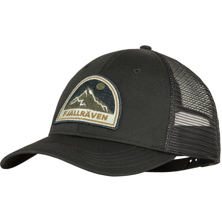 Badge Trucker Cap Schwarz Mode Fjällräven