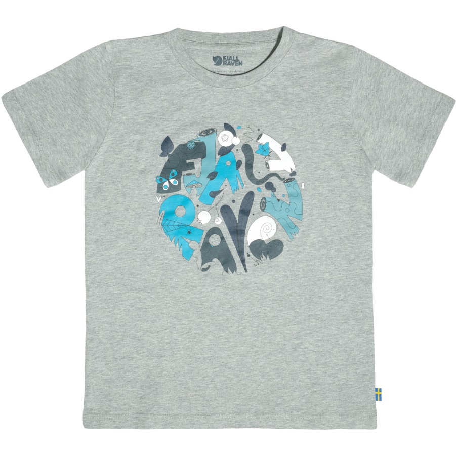 Grau-melange Kids Forest Findings T-Shirt Fashion Fjällräven