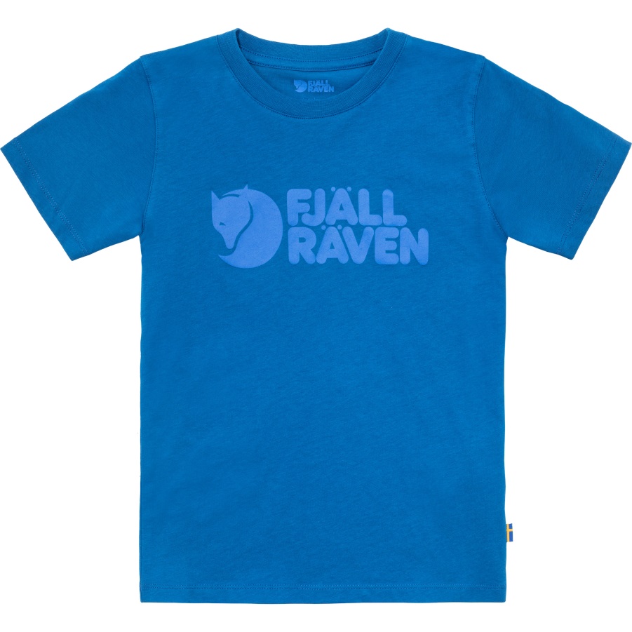 Kinder Logo T-shirt Fashion Bergfuchs Alpinblau