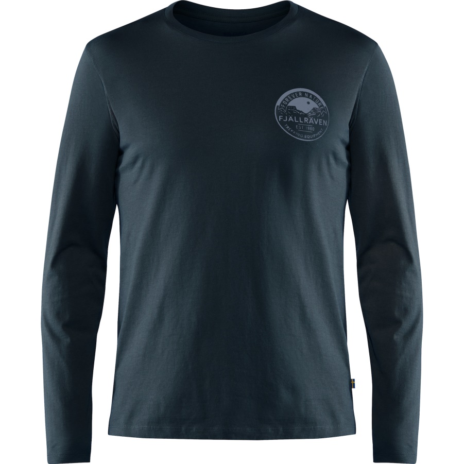 Dark Navy Fashion Fjällräven Brand Forever Nature Badge Ls M