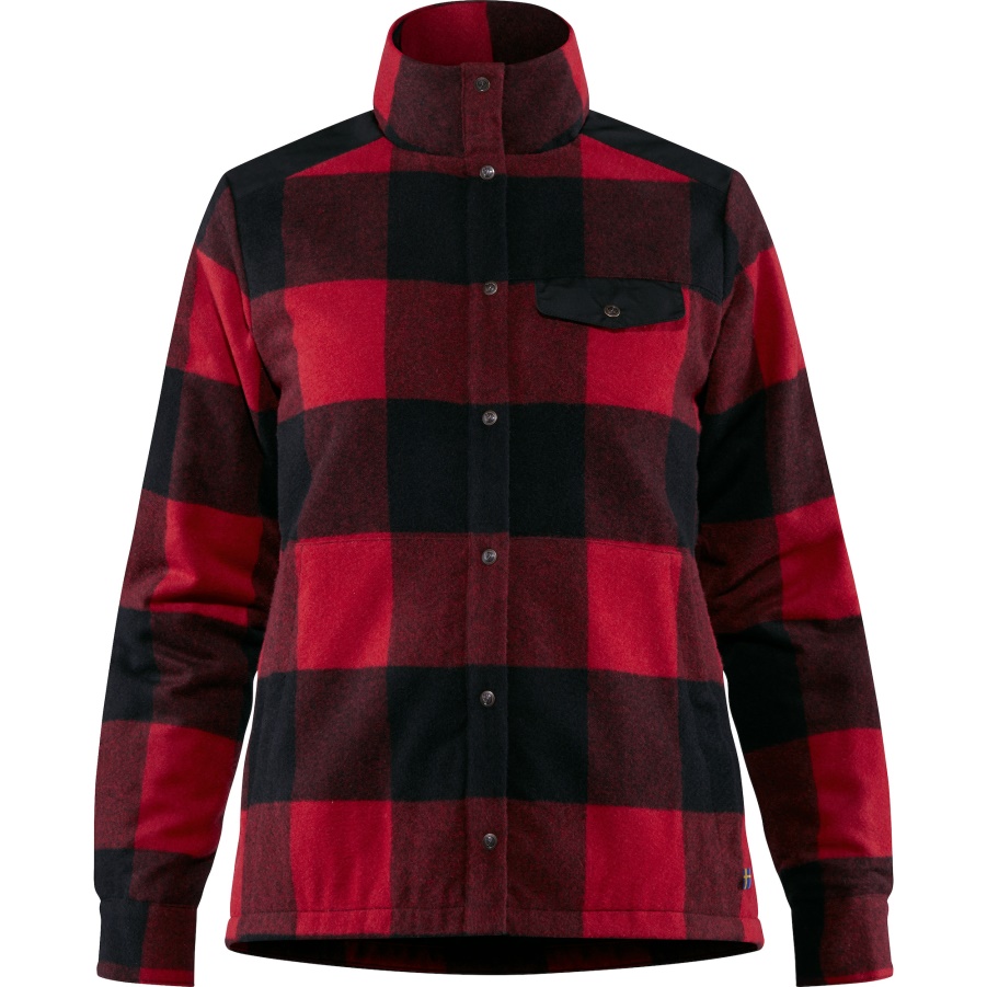Fashion Fjällräven Wattierte Jacke Aus Kanadischer Wolle In Rot