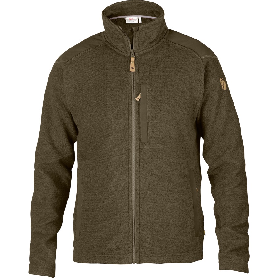 Buck Fleece M Dark Olive Mode Bergfuchs