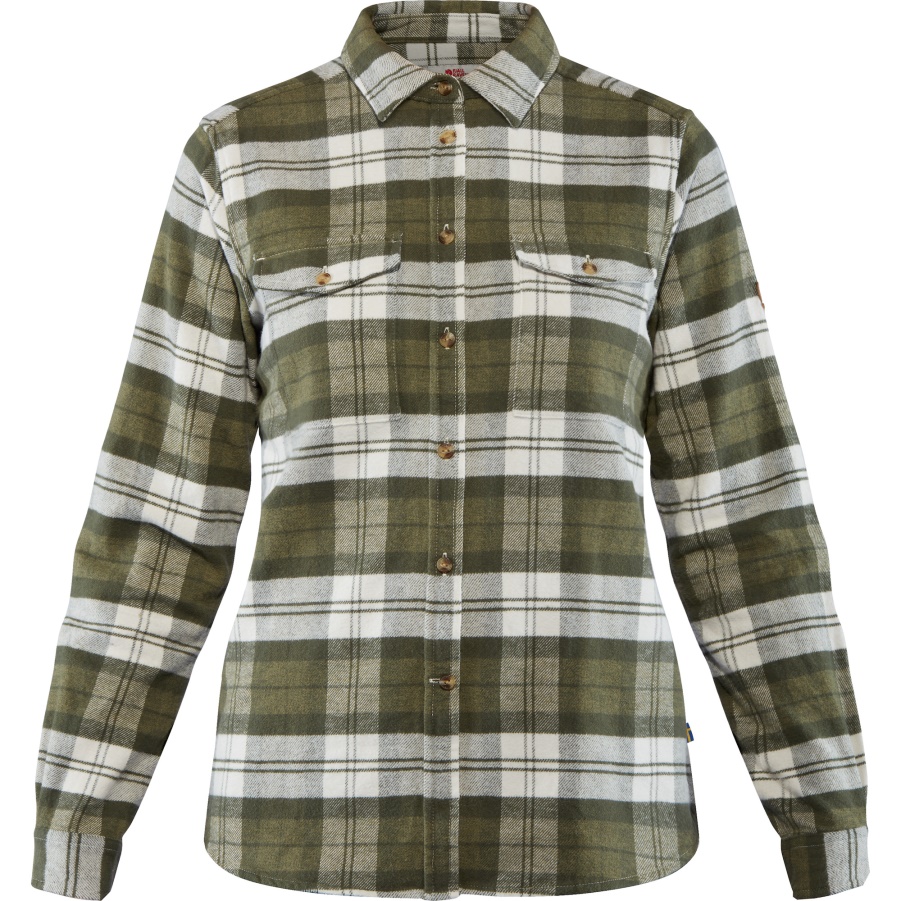 Grünes Schweres Flanellhemd Von Övik Mit Mode Fjällräven