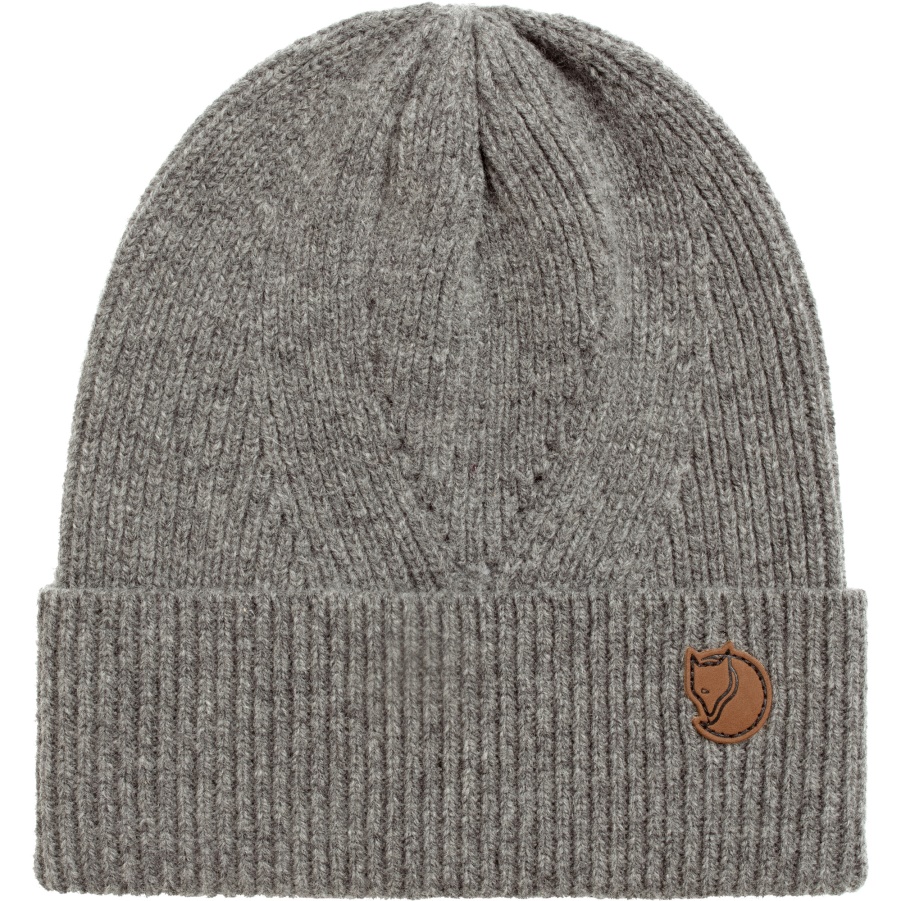 Directional Rib Beanie Grau Mode Bergfuchs