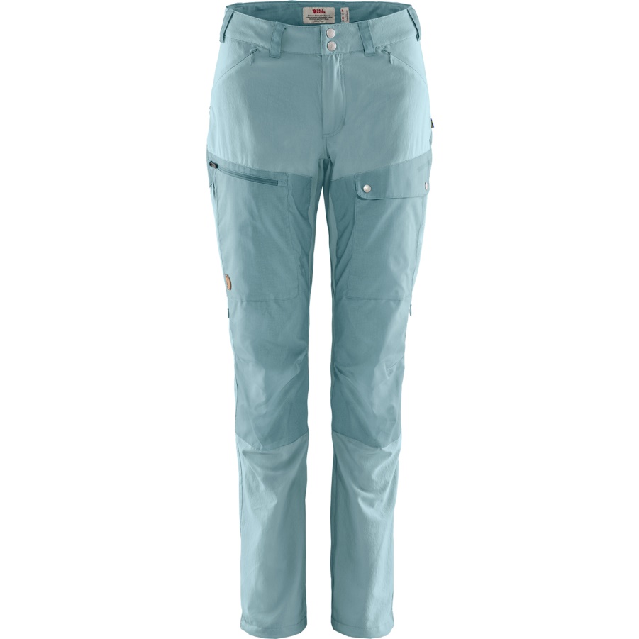 Abisko Hochsommerhose Mit Kurzer Mode Fjällräven Mineralblau-lehmblau