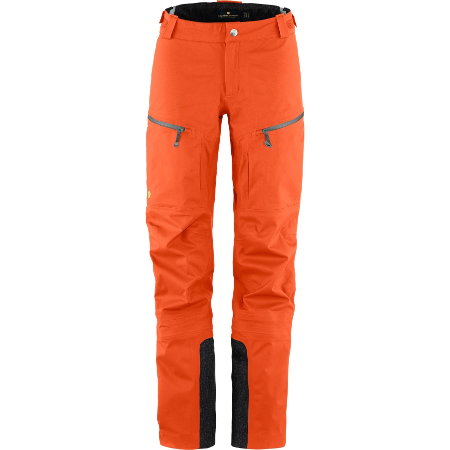 Fashion Fjällräven Brand Bergtagen Eco-shell Hose W Hokkaido Orange