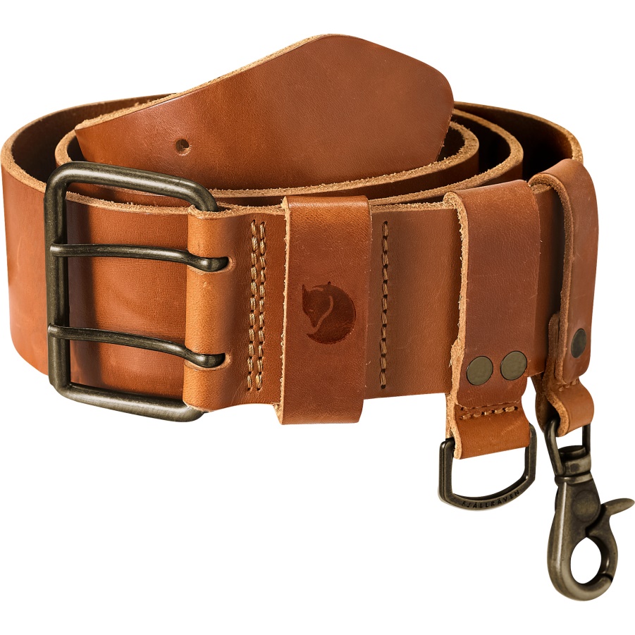 Ausrüstungsgürtel Leder Cognac Fashion Bergfuchs