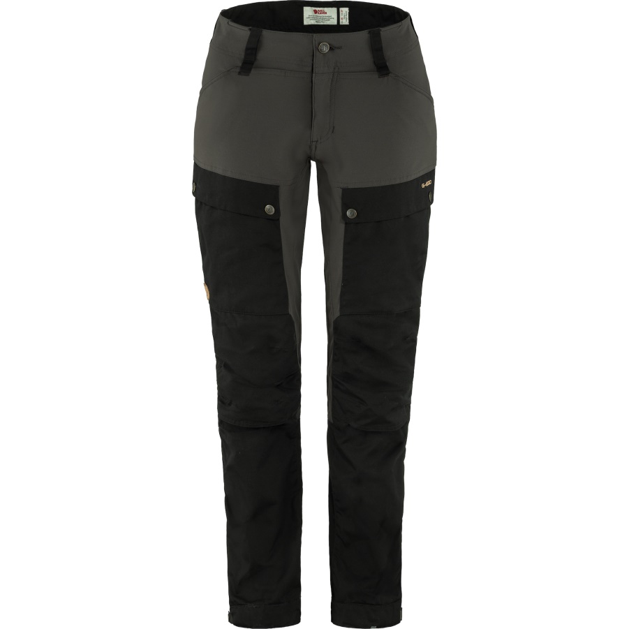 Schwarz-steingraue Keb Hose Geschwungen Mit Kurzen Mode Fjällräven