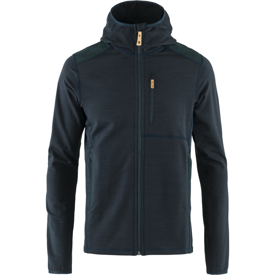 Dark Navy Mode Fjällräven Keb Fleece Hoodie M