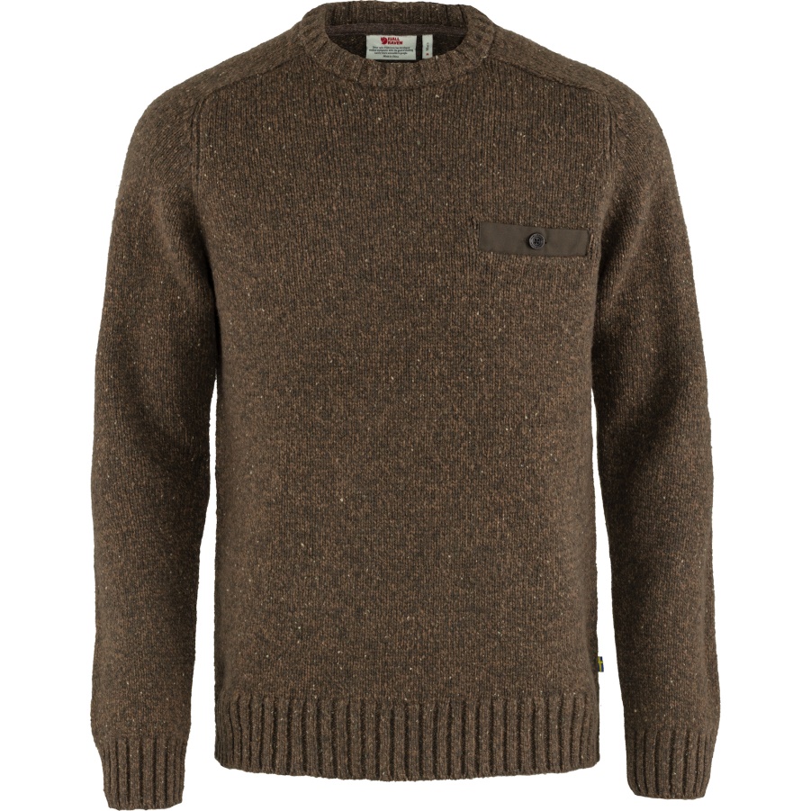 Bogwood Brown Mode Fjällräven Lada Rundhalspullover M