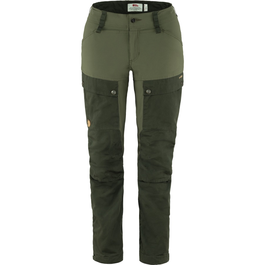 Keb Hose Geschwungen Mit Kurz Deep Forest-laurel Green Fashion Fjällräven