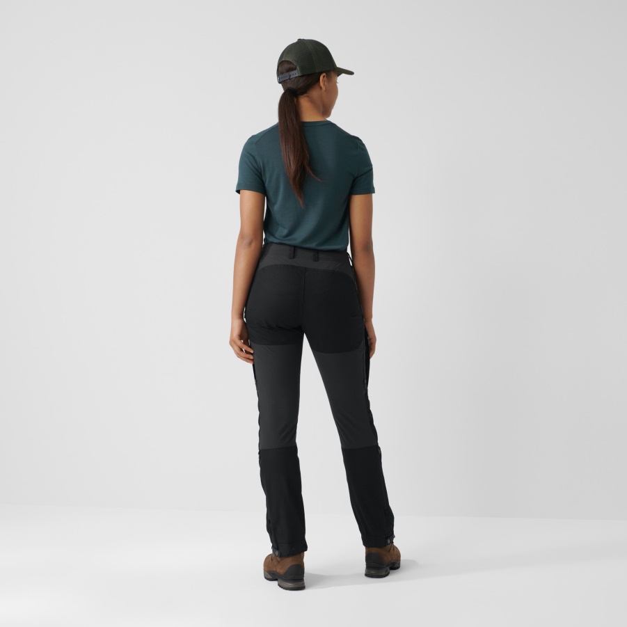 Keb Hose Mit Kurz Schwarz-steingrau Fashion Fjällräven