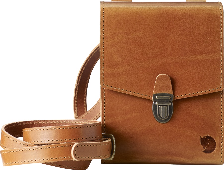 Fashion Fjällräven Singi Bino Bag Aus Leder In Cognac
