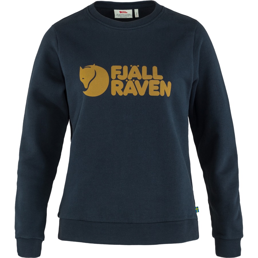 Logo-Pullover Mit Fashion Fjällräven Dark Navy