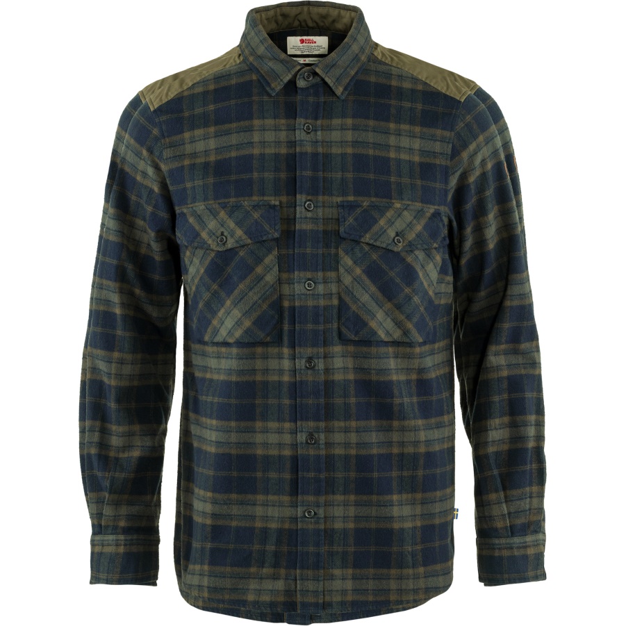 Dark Navy-basalt Fashion Fjällräven Brand Övik Twill Shirt M