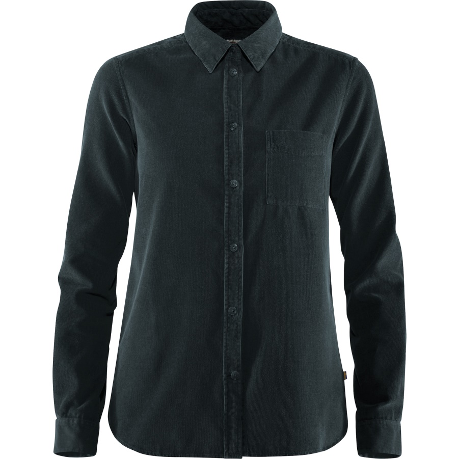Dark Navy Fashion Fjällräven Övik Cordhemd M
