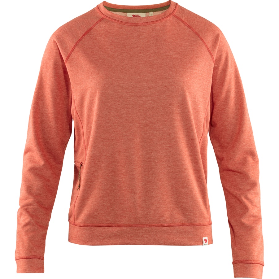 Rowan Red High Coast Lite Pullover Mit Modischem Fjällräven