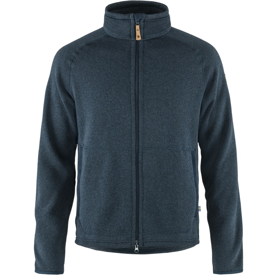 Övik Fleece-Pullover Mit Reißverschluss M Marineblau Mode Fjällräven