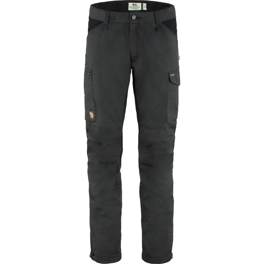 Fashion Fjällräven Dunkelgrau-schwarze Kaipak Hose M Lang
