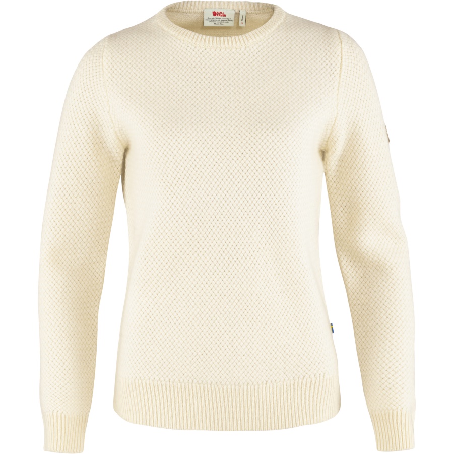 Fashion Fjällräven Övik Strukturpullover In Kreideweiß