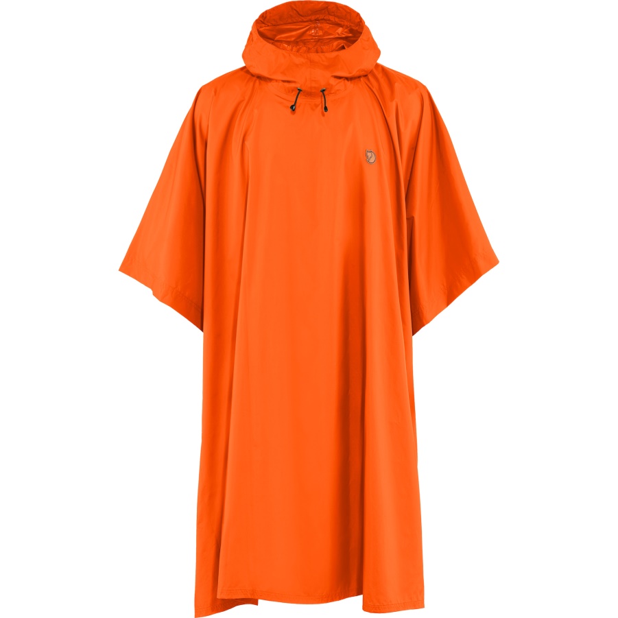 Sicherheit Orange Poncho Mode Bergfuchs