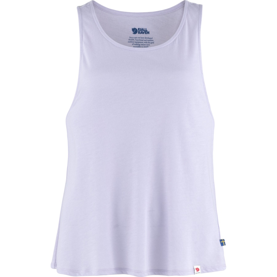 Fashion Fjällräven Brand High Coast Loose Tank Top In Pastell-Lavendel