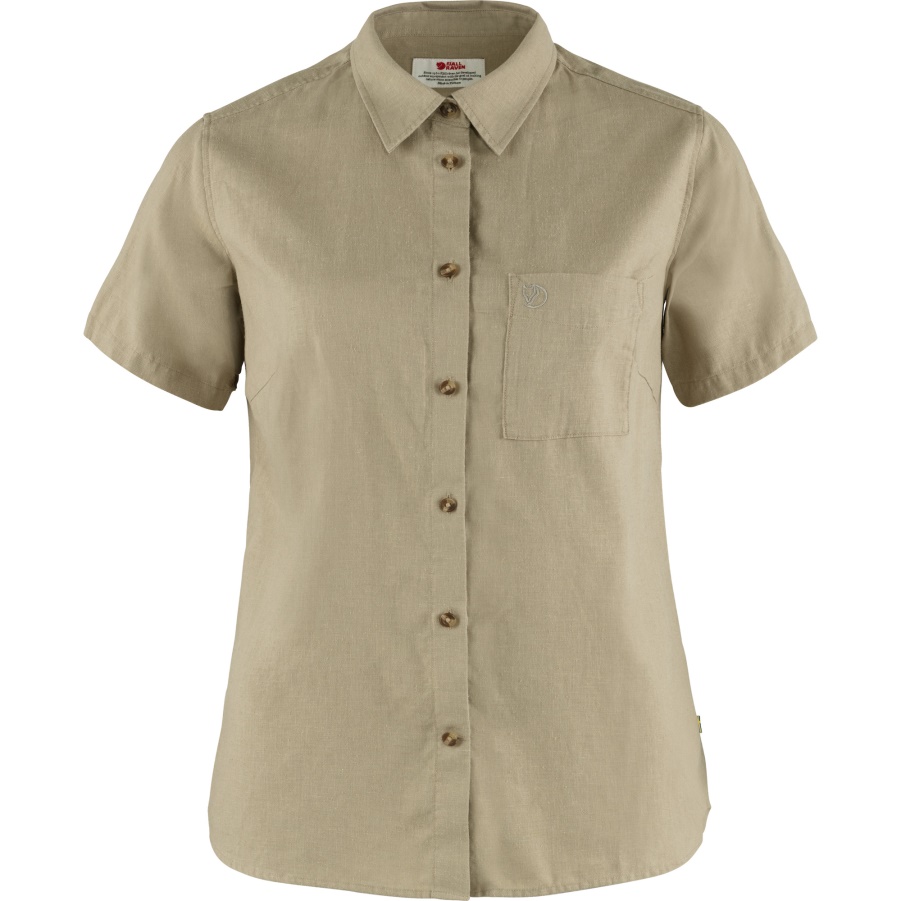 Sand Stone Övik Travel Shirt Ss W Fashion Fjällräven