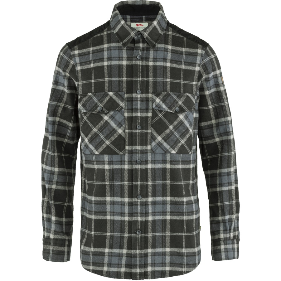 Fashion Fjällräven Brand Övik Twill Shirt M Black-fog