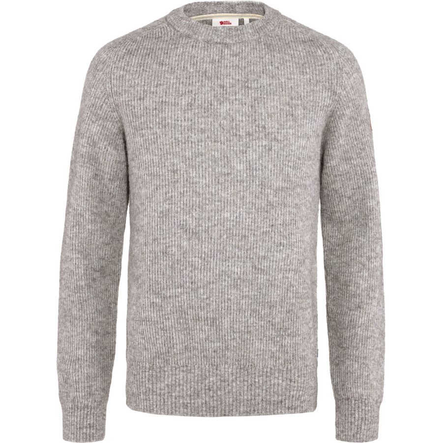 Grauer Visby-Pullover M Fashion Fjällräven