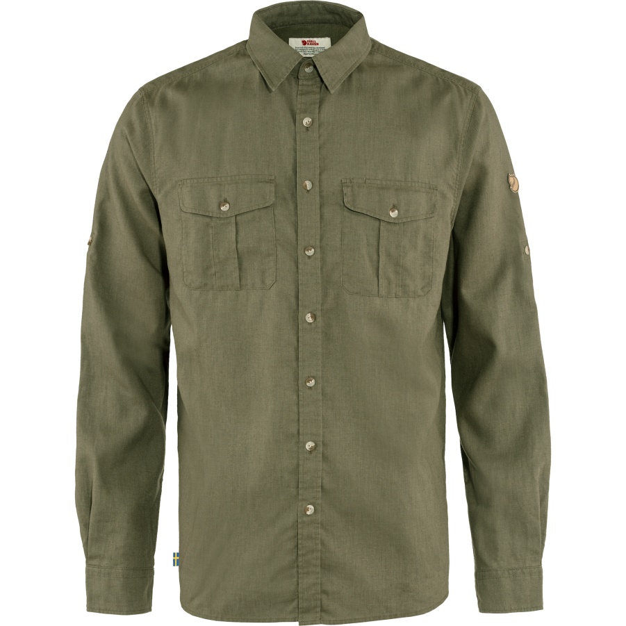 Grünes Övik Reisehemd Ls M Fashion Fjällräven