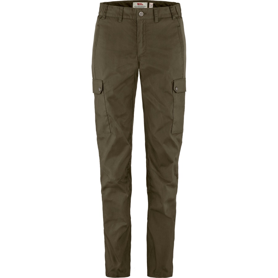Dunkeloliv Stina Hose Mit Mode Fjällräven