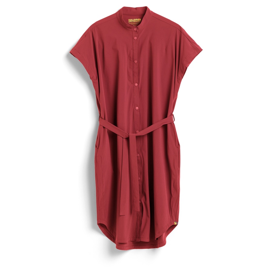 Granatapfelrot Fjällräven S/f Sattel-zu-Tisch-Kleid M