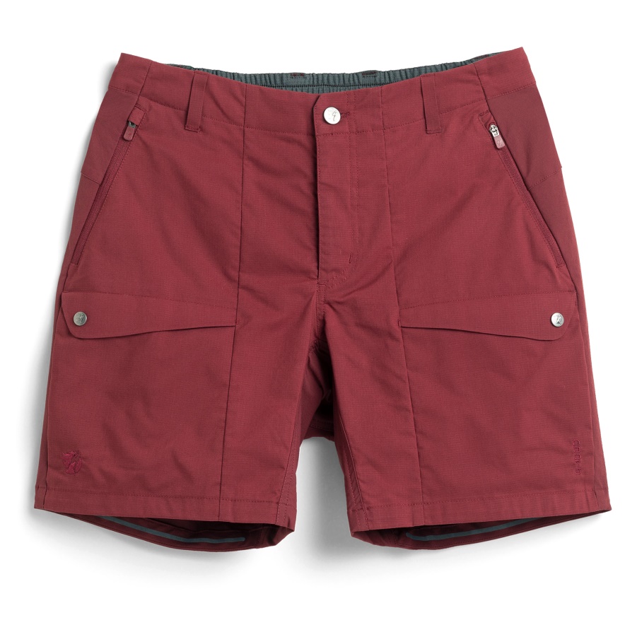 Bordeauxrote S/f Fahrer-hybrid-shorts Mit Mode Fjällräven