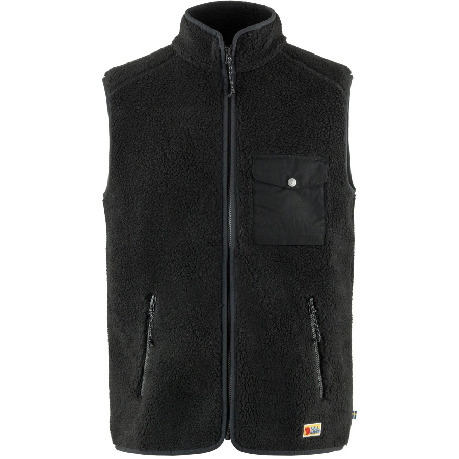 Alltagsfleeceweste M Fashion Fjällräven Schwarz