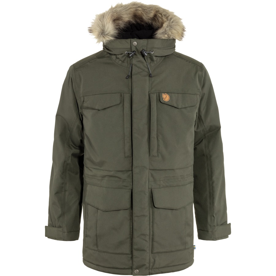 Nuuk Parka M Deep Forest Fashion Mountain Fox